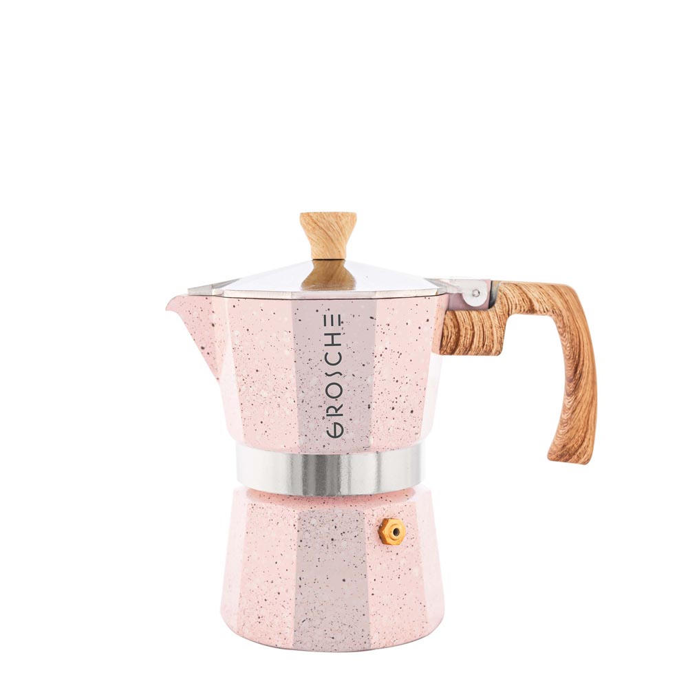 Milano Stone 3 tasses Rose poudré | Les grains du drakkar Milano Stone 3 tasses Rose poudré