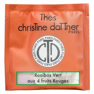 Rooibos vert aux fruits rouges – Boite 20 sachets mousseline
