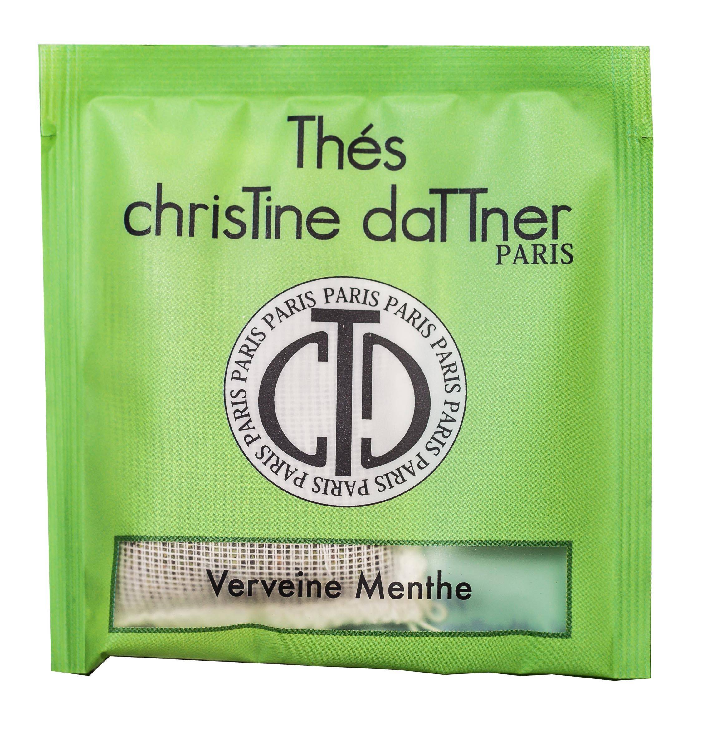 Verveine Menthe – Boite 20 sachets mousseline | Les grains du drakkar Verveine Menthe – Boite 20 sachets mousseline
