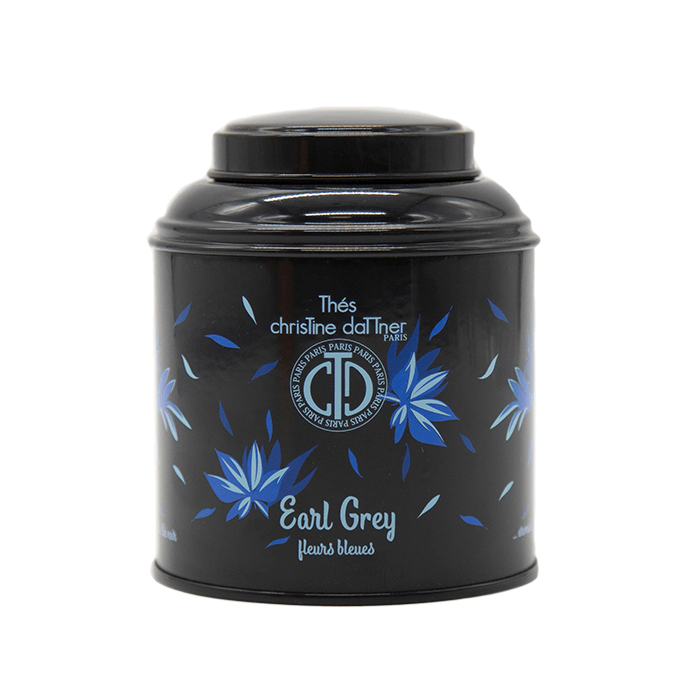 Boite laquée Earl Grey Fleurs Bleues – Thé noir / Bergamote | Les grains du drakkar Boite laquée Earl Grey Fleurs Bleues - Thé noir / Bergamote