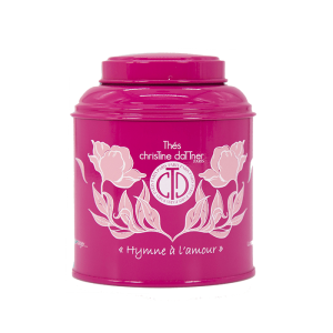 Boite laquée Hymne à L’amour - Thé noir / Rose, fraise des bois et litchi