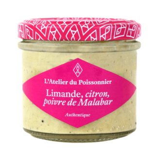 Rillettes de limande du nord, citron, poivre de Malabar