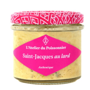 Rillettes aux Saint-Jacques au lard