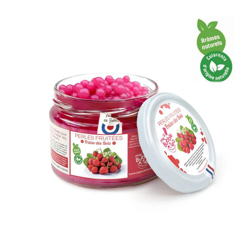 Perles de fruit 240g – Fraise des Bois | Les grains du drakkar Perles de fruit 240g - Fraise des Bois – Image 2