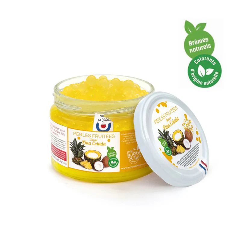 Perles de fruit 240g – Pina Colada | Les grains du drakkar Perles de fruit 240g - Pina Colada – Image 2
