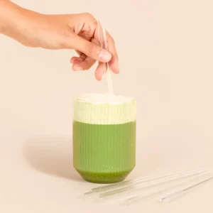 Pailles en Verre ESSENTIEL DE PRÉPARATION DE MATCHA