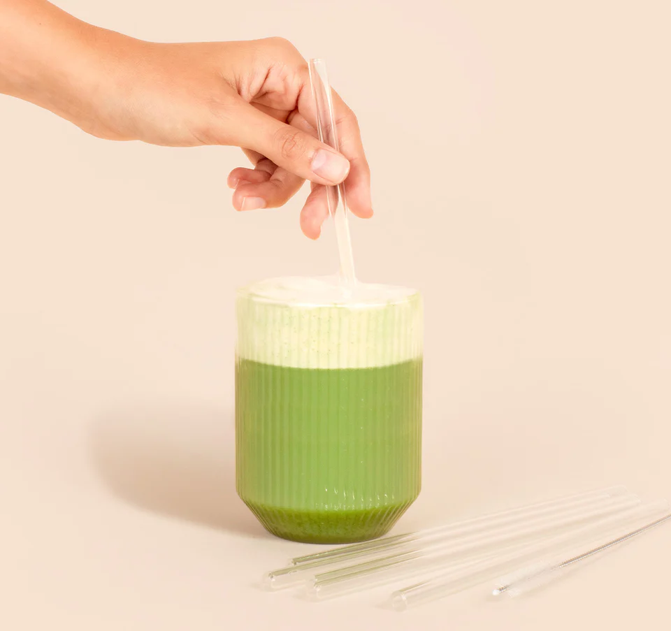 Pailles en Verre ESSENTIEL DE PRÉPARATION DE MATCHA | Les grains du drakkar Pailles en Verre ESSENTIEL DE PRÉPARATION DE MATCHA
